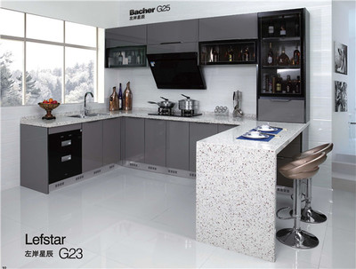 固家不锈钢橱柜 厨房设计效果图解析与产品赏析